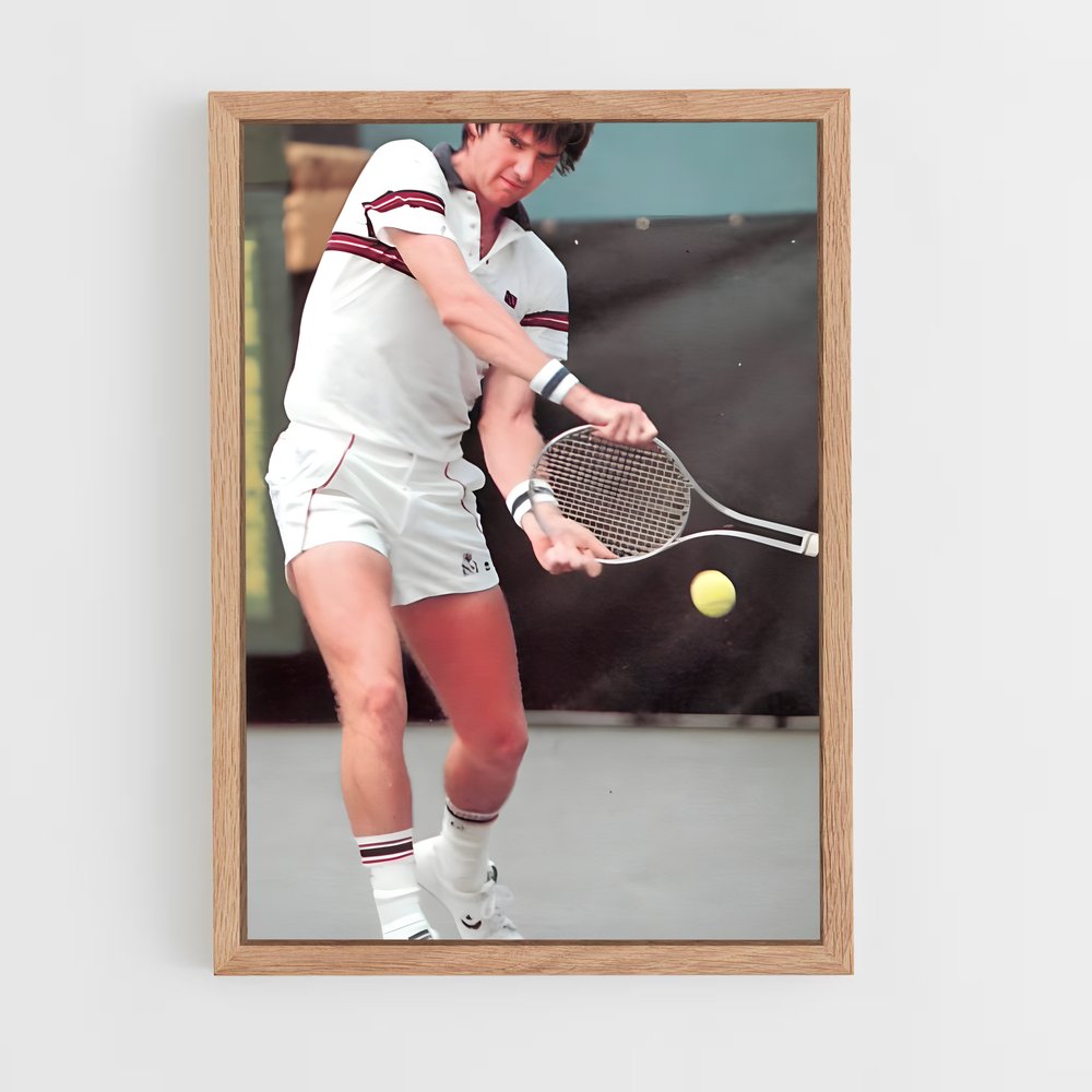 Poster Jimmy connors iconiques – affiche Tennis (vue 4)